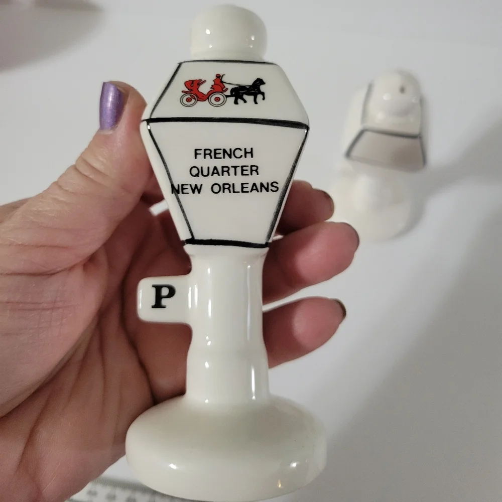 French Quarter New Orleans Lamp Salt & Pepper